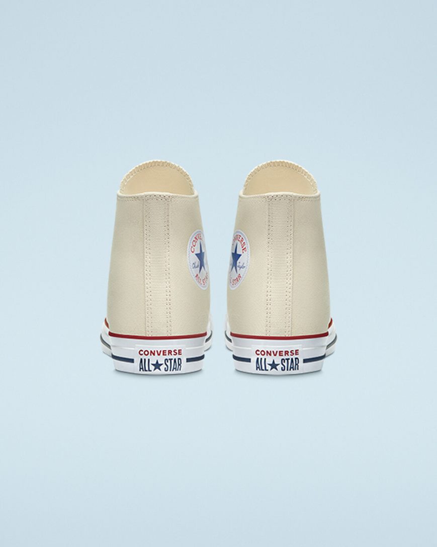 Women's Converse Chuck Taylor All Star Classic High Top Shoes Beige White | AU E1869U